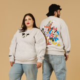 Mickey and Friends Drop Sleeve Crewneck