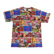 Alice in Wonderland Vintage Comic AOP T-Shirt