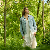 Alice in Wonderland Anniversary Denim Jacket