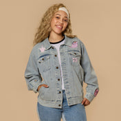 Alice in Wonderland Anniversary Denim Jacket