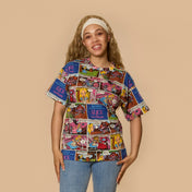 Alice in Wonderland Vintage Comic AOP T-Shirt