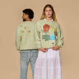 Alice in Wonderland Embroidered Crewneck