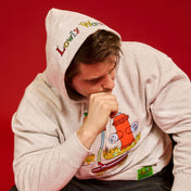 Richard Scarry's Busy World Lowly Worm Embroidered Hoodie