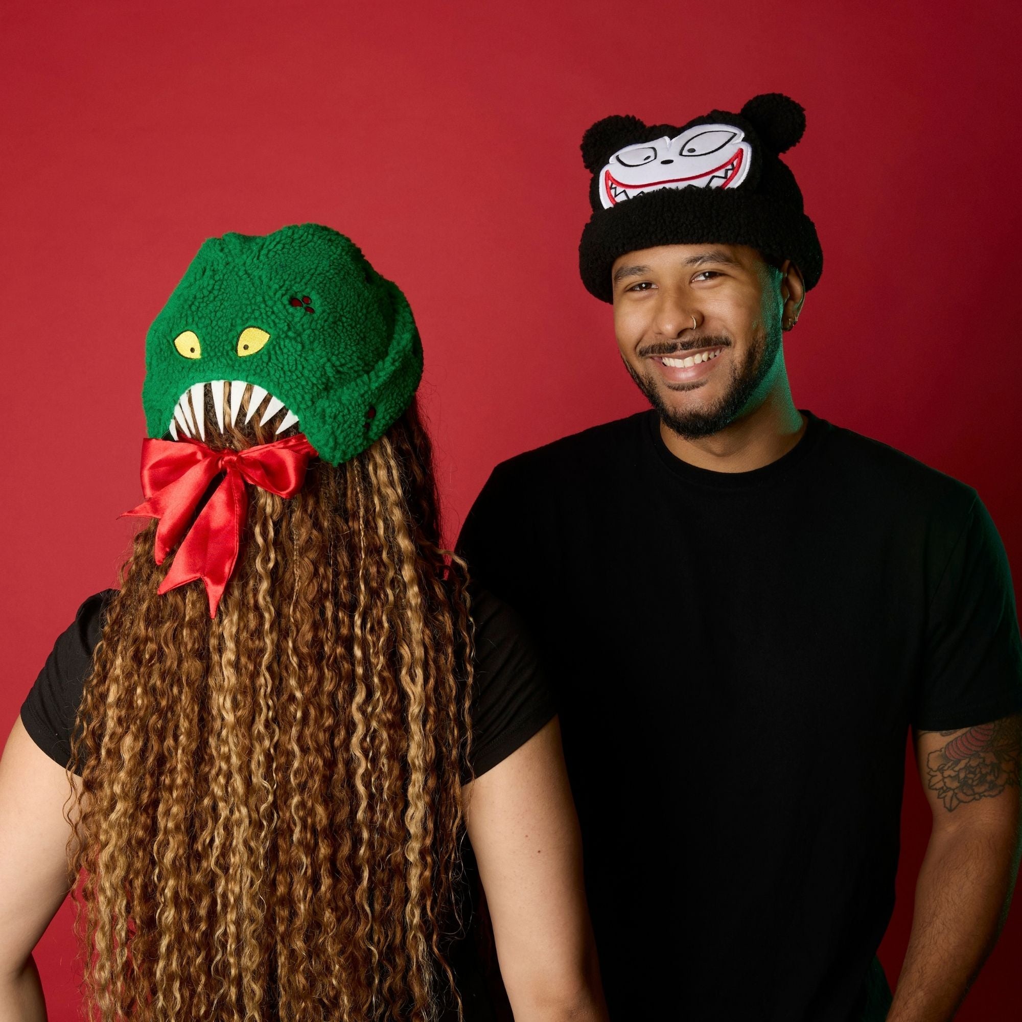 NMBC Scary Wreath Sherpa Beanie