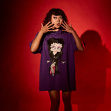 Betty Boop x Elvira T-Shirt Dress