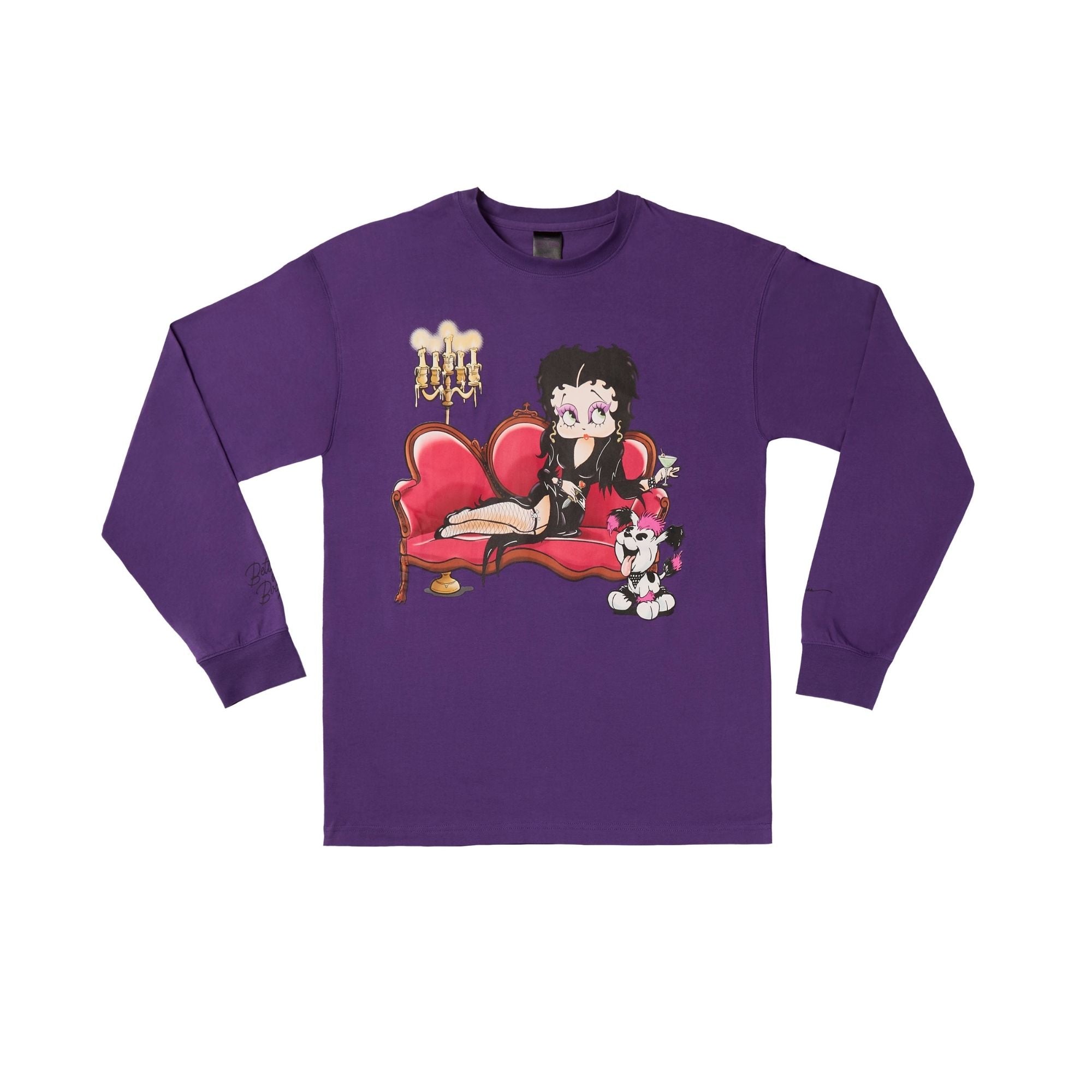 Betty Boop x Elvira Long Sleeve T-Shirt