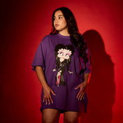 Betty Boop x Elvira T-Shirt Dress