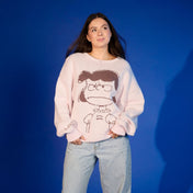 Peanuts Lucy I Feel Mean Knit Sweater
