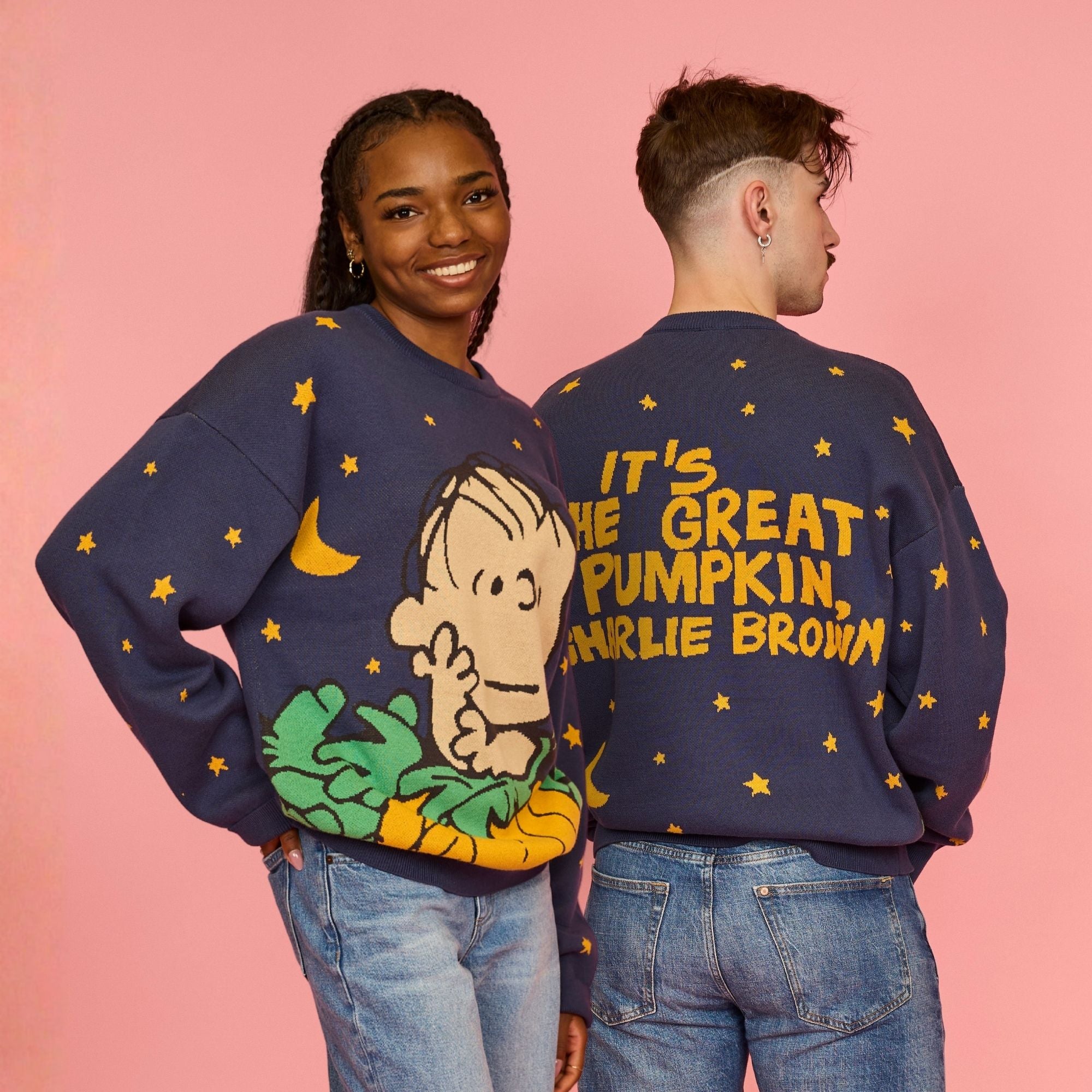 Peanuts The Great Pumpkin Charlie Brown Knit Sweater