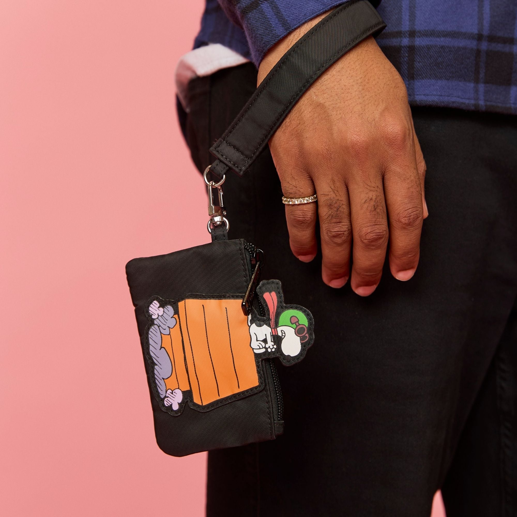 Peanuts The Great Pumpkin Charlie Brown Snoopy Die Cut Wallet
