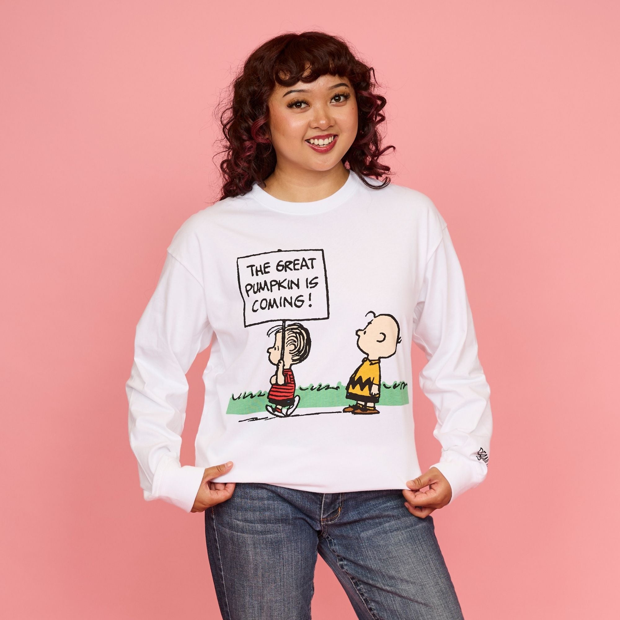 Peanuts The Great Pumpkin Charlie Brown Long Sleeve T-Shirt